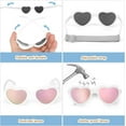 thumbnail image 6 of 2 Pack Kids Sunglasses Age 0-3 Years, UV Protection Polarized Baby Sunglasses with Adjustable Strap Flexible Sunglasses for Infant Toddler Baby Girls Boys Age 0-36 Months, 6 of 7