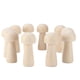 thumbnail image 5 of Decoración de setas, 10 piezas de decoración de setas, lindas muñecas con clavija, artesanías de madera sin terminar, rendimiento lleno de energía, 5 of 12