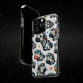 thumbnail image 6 of DistinctInk Hybrid (Acrylic / TPU) Clear Slim Fit Case for Apple iPhone 13 Pro MAX (6.7" Screen) - "Whimsical Zebra Parade: Playful and Colorful Pattern", 6 of 8