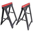 thumbnail image 6 of JEGS 80167 Folding Sawhorses Sturdy Weather-Resistant Polypropylene 350 lb. Capa, 6 of 7