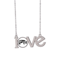 thumbnail image 1 of Langage d'Action Abrupt Cochon Animal Amour Collier Pendentif Bijoux, 1 of 3