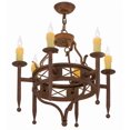 thumbnail image 2 of Meyda Tiffany 161989 Jasmine 6 Light 24" Wide Taper Candle Style Chandelier - Rust, 2 of 5