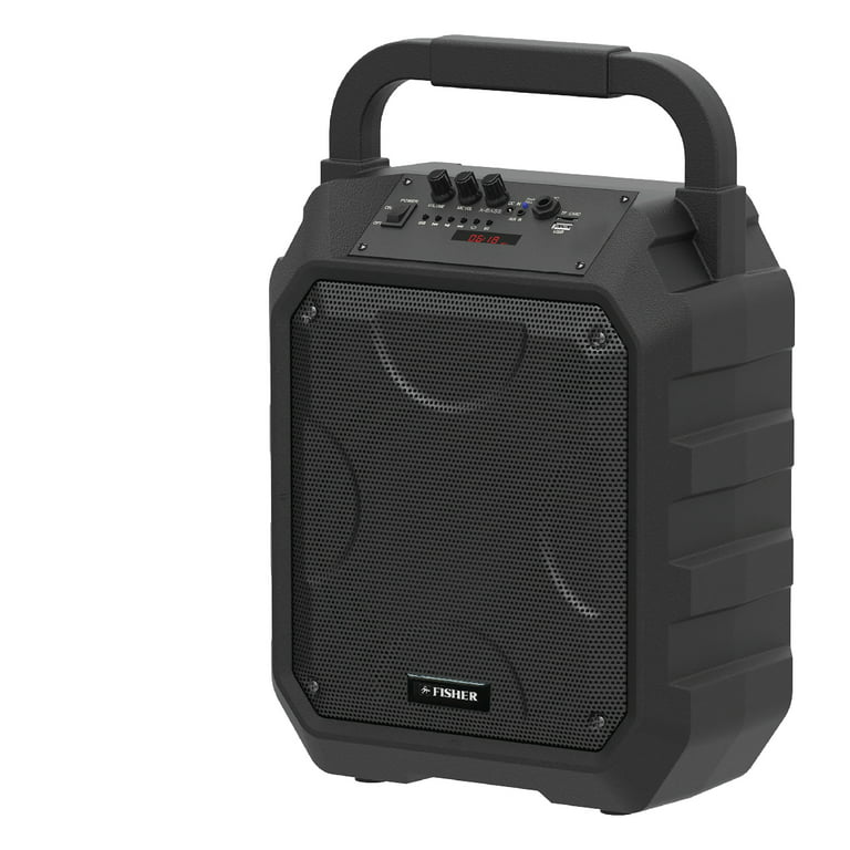 Fisher Portable Bluetooth Speaker, Black, FBX490K