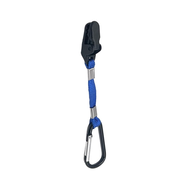 Clip para sombrero para viajar en el equipaje, porta sombreros, accesorio ligero de manos libres. Azul profundo