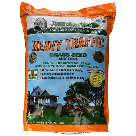 Jonathan Green 11000 Heavy Traffic Grass Seed Mixture, 7 Lb, 2800 Sq.