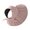 Pink, variant on bestolf Summer Hat Wide Brim UV Protection Lightweight Vinyl Empty Top Sun Hat Face Shaping Sunshade Hat Sun Protection Headwear (Khaki )