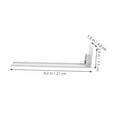thumbnail image 2 of VORCOOL 4Pcs White Plastic Automatic Shelf Drink Pusher for Refrigerator Can Storage, 2 of 8