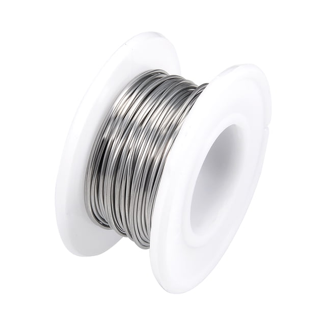 Alambre de resistencia calefactora de 0.7 mm 21AWG, hilos de resistencia de nicromo para elementos calefactores de 16 pies