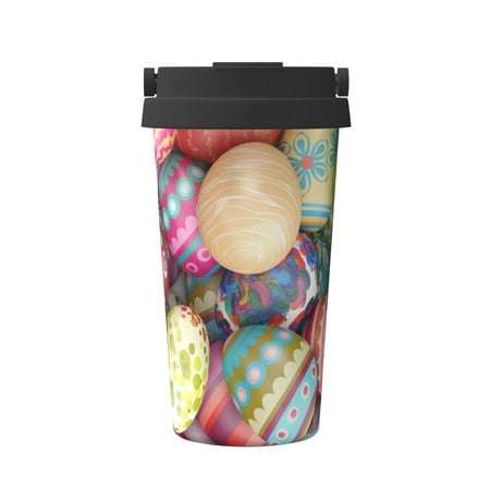 

Junzan Easter Eggs for Stainless Steel Vacuum Insulated Tumbler - Reusable Insulated Cold Brew Iced Coffee Cup Thermos -Gifts for Women Men Him Her