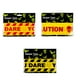 thumbnail image 2 of Naiovety Decoración de Halloween, pegatina de línea de advertencia, banda de letras, cinturón protector luminoso, cinturones de aislamiento Kits de decoración para fiestas amarillo negro Naiovety HA070428-03, 2 of 6