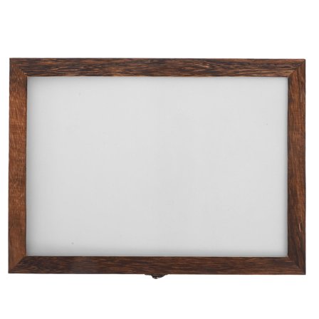 Beaupretty Small Shadow Boxes Display Cases Specimen Display Case Wood Dustproof 1Set