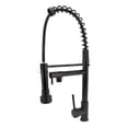 thumbnail image 5 of Matte Black Kitchen Faucet, Single Handle Control for Effortless Temperature Adjustment, Dual Function Water Modes Stream & Spray, Easy Installation, 5 of 5