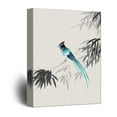 thumbnail image 2 of wall26 Canvas Wall Art of Blue Bird On Branch Oriental Style | 32x48 inches, 2 of 4