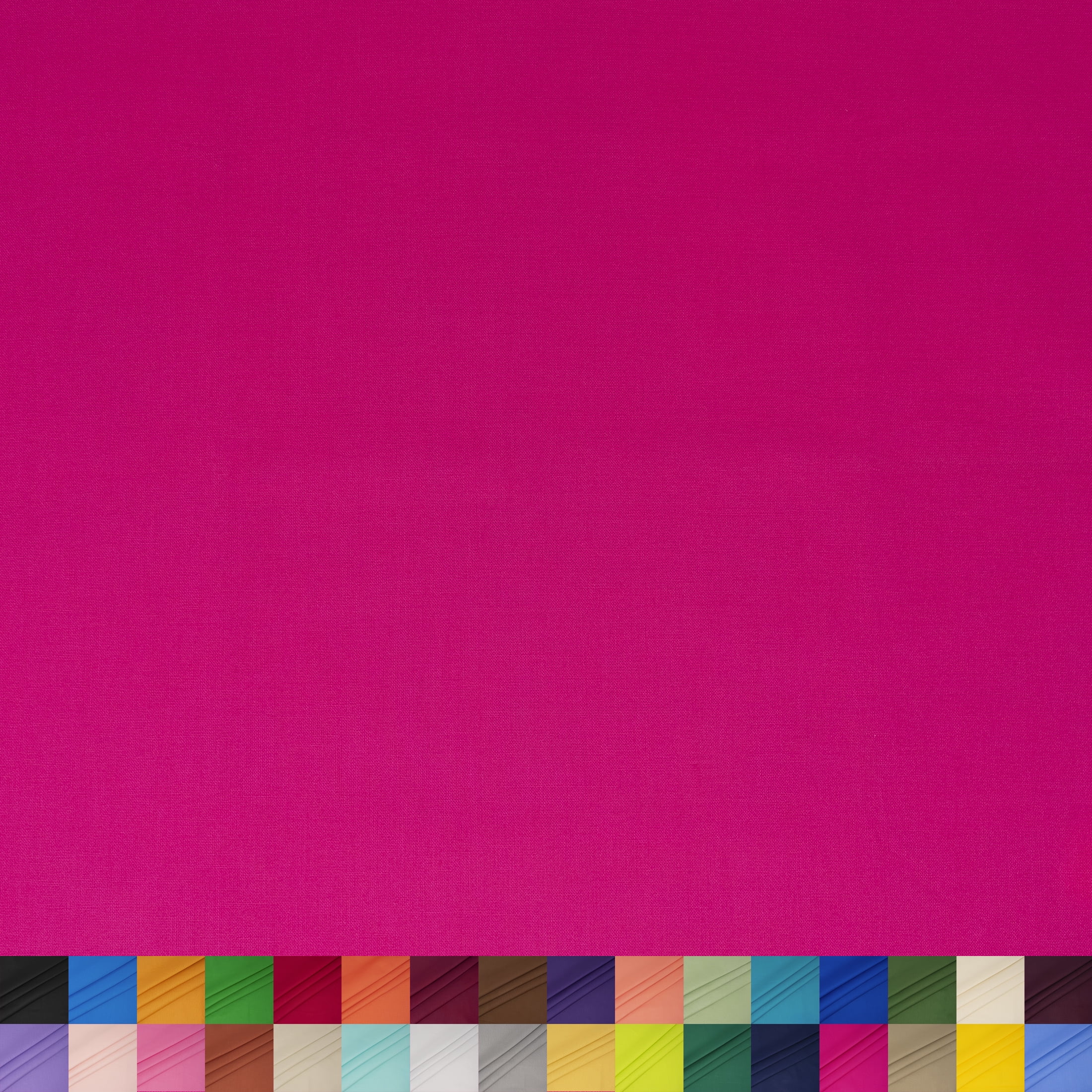 (3 pack) Waverly Inspirations 1 Yard Cut 100% Cotton Solid Fabric Solid Magenta 44" Wide for Quilting & Sewing