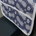 thumbnail image 3 of Fruits Microwave Oven Cover, Exotic Pineapple Floral Hyacinth Vintage Summer Holiday Botanical Beauty Design, Water Resistant Organizer with Pockets Kitchen, 36" x 12", Lavender White, by Ambesonne, 3 of 4