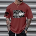 thumbnail image 2 of Playeras Basicas Algodon Hombre Camiseta Con Estampado Digital 2D Para Hombre, Camisa De Manga Corta Con Solapa Superior, 2 of 5