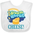 thumbnail image 3 of Inktastic Dream About Cheese Boys or Girls Baby Bib, 3 of 4