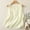 Yellow, variant on NTACZA Tank Tops Cotton V-Neck Casual Sleeveless Lace Trim Cute Summer Tops