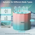 thumbnail image 4 of Ice Bath Tub, Foldable Cold Tub Ice Bath, Portable Cold Plunge for Athletes Adults at Home Indoor and Outdoor, 4 of 7