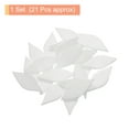thumbnail image 3 of Stained Glass Mosaic, Leaf Glass Mosaic Tiles Bulk for Craft DIY Handmade Projects White, 3 of 4