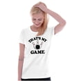 thumbnail image 3 of Thats My Game Bowling Bowler Womens Slim Fit Graphic Tee Brisco Brands X, 3 of 5