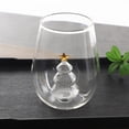 thumbnail image 4 of hiryomu 500ml Christmas Tree Glass 16oz Stemless Wine Glass for Festival Parties Glassware Festive 3D Cocktail Glasses Gift for Wine Lovers, 4 of 8