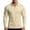 Beige, variant on Golf Shirts for Men Quarter Button Long Sleeve Collared Neck Business Casual Workwear Shirts