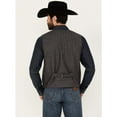 thumbnail image 4 of Moonshine Spirit Men's Herringbone Button-Down Wool Vest Grey   US, 4 of 4