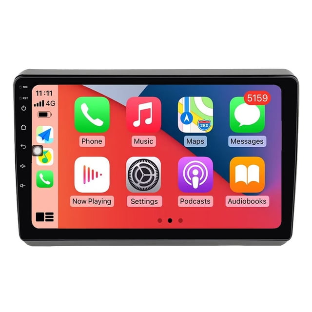 RoverOne Stéréo de Voiture Navigation GPS CarPlay Android Auto Écran Tactile pour Dodge Dart 2012-2016. la Stéréo Présente un Écran Tactile IPS 2,5D avec une interface CarPlay Affichant des Applications comme le Téléphone, la Musique, des Cartes et des Messages. Elle Comprend une Navigation Intégrée, Bluetooth, radio FM/RDS, et Prend en Charge les Cartes hors Ligne et en Ligne. l'Appareil Prend en Charge Plusieurs formats audio et Vidéo, a une Résolution de 1280x720, et Est Livrée avec des Accessoires comme une Antenne GPS, un Harnais RCA