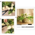 thumbnail image 4 of Ramo de rosas de seda Veryhome con flores artificiales, 10 unidades, color blanco, 4 of 7