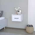 thumbnail image 6 of Miekor Furniture Floating Nightstand Calion, Bedroom, White W4US2858, 6 of 7
