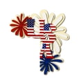 thumbnail image 2 of TIMIFIS Independence Day Corner, Home Decor Thick Wood Independence Day Decor Door Corner, 2 of 8