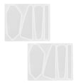 thumbnail image 2 of 2Pcs Silicone Barrette Mold for DIY Hair Clip Making with Easy Release and Cleaning, High Temperature Resistance, and Thick, Curved Design for Hand Safety, 2 of 7