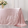 thumbnail image 3 of BalsaCircle 90x132 in Rose Gold Sequin Dots Polyester Rectangle Tablecloth Party Events Reception Decorations Supplies, 3 of 8