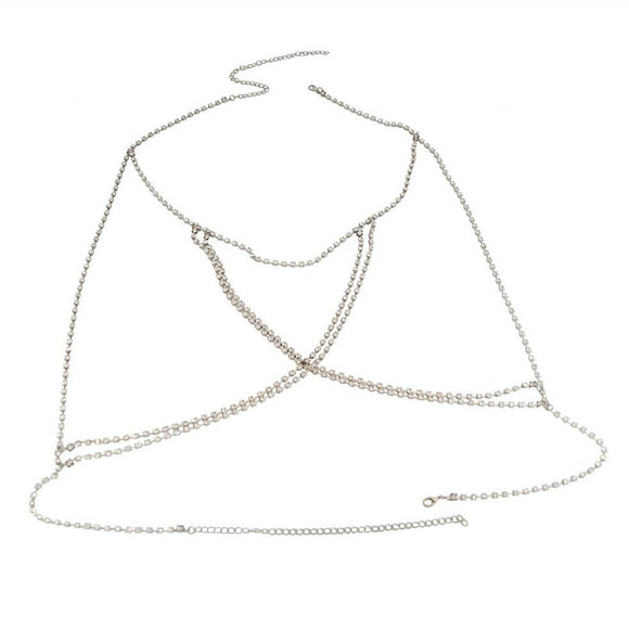 Crystal Body Chain Bikini Body Chains Nightclub Chest Chain Fashion Body Jewelry for Women and Girls