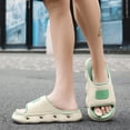 thumbnail image 1 of Hombres Diapositivas Nube Zapatillas Cómodos Zapatos de Ducha Suela Gruesa para Interiores y Exteriores, 1 of 9