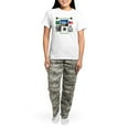 thumbnail image 4 of CafePress - Irish Brigade At Antietam Women's Light Pajamas - Women's Short Sleeve Print T-Shirt and Pants Light Cotton Pajama Set, 4 of 7