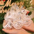 thumbnail image 5 of 6 bolas de Navidad blancas de plástico con forma de copo de nieve, adornos para árbol de Navidad, colgantes para decoración del hogar, fiestas de Navidad, 5 of 5