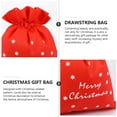 thumbnail image 6 of Gymnture christmas 8pcs Christmas Candy Bags Drawstring Gift Bags Christmas Sack Bag, 6 of 10