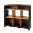 thumbnail image 3 of Better Homes & Gardens Juliet 6 Cube Storage Organizer, Light Oak & Black Finish, 3 of 7