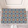 thumbnail image 2 of Exquisite Moroccan Trellis Small Kitchen Rug - No-Skid, Absorbent Indoor Entryway Door Mat with Soft Rubber Backing - Ideal Throw Carpet for Bedside, 2 of 6