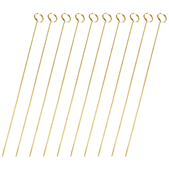 STRANDCHIC Floral Picks Card Holder Metal Card Clips Golden Adults Parties 10pcs