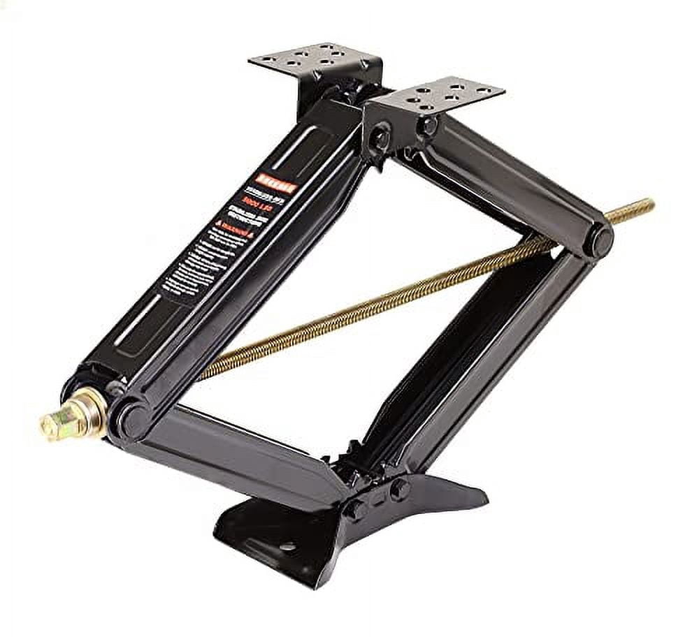 ROCKMAN RV Camper Trailer Stabilizer Leveling Scissor Jacks w/Socket & Level 24" 5000lbs Set 4