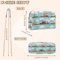 thumbnail image 4 of FORMRS Women Crossbody Purse with Chain Strap Vegan Leather Shoulder Handbag, Cartoon Train Pattern, 4 of 7