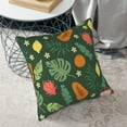 thumbnail image 6 of Square Throw Pillow Covers with Core, Papaya Dragon Fruit Print Pillows for Sofa Beds, 16"x16", 6 of 9