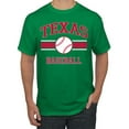 thumbnail image 1 of Wild Bobby City of Texas Baseball Fantasy Fan Sports Men's T-Shirt, Kelly, XX-Large, 1 of 6
