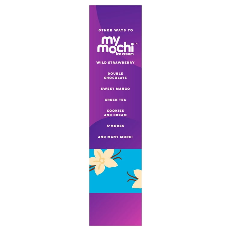 My/Mochi Ice Cream Vanilla Bean, 1.25oz, 6 Count - Walmart.com