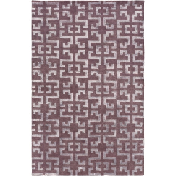 BoutiqueRugs Calhoun Contemporary Area Rug - Mauve, Plum - 2' x 3'