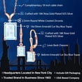 thumbnail image 2 of Gem Stone King 13.37 Ct Sky Blue Topaz 18K Rose Gold Plated Silver Pendant and Earrings Jewelry Set, 2 of 4