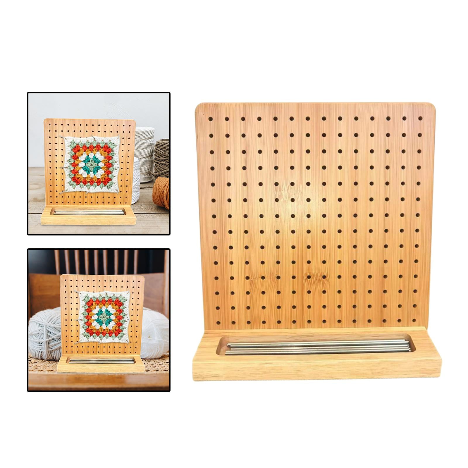 12x16in Macrame Board with Pins, Reusable Macrame Board, Portable Braiding  Board with Instructions, Double-Sided Grids Handmade Braiding Board for